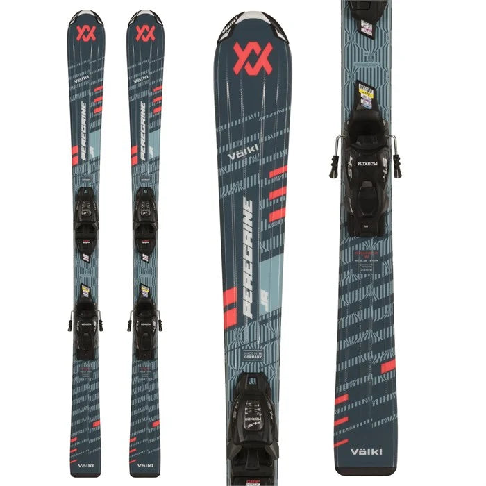 Peregrine Jr Skis with vMotion 4.5 Jr Bindings