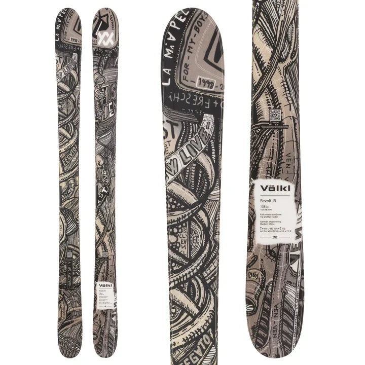 Revolt Jr Urban Skis + vMotion 7.0 Jr Bindings