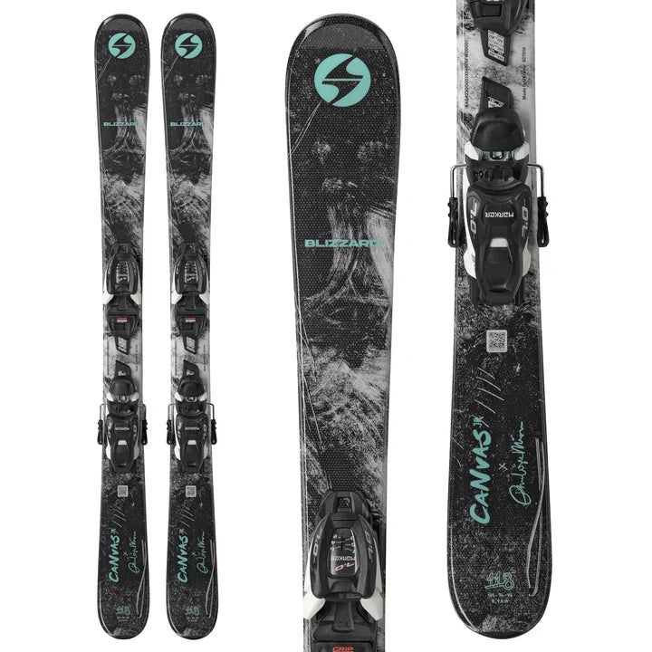 Canvas Jr Skis + 7.0 Bindings
